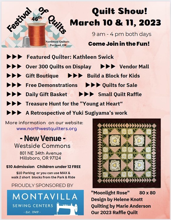 46th Festival of Quilts in Hillsboro, Oregon on QuiltingHub