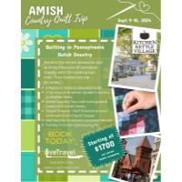 Amish Country Quilt Trip in Sacramento