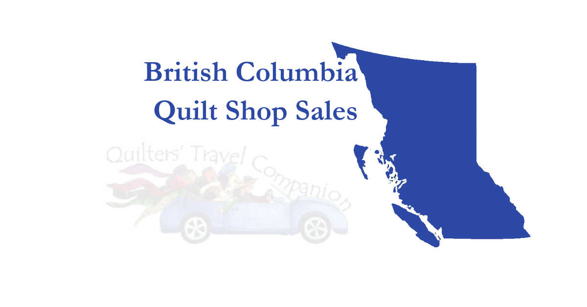 quilt shop sales of british columbia