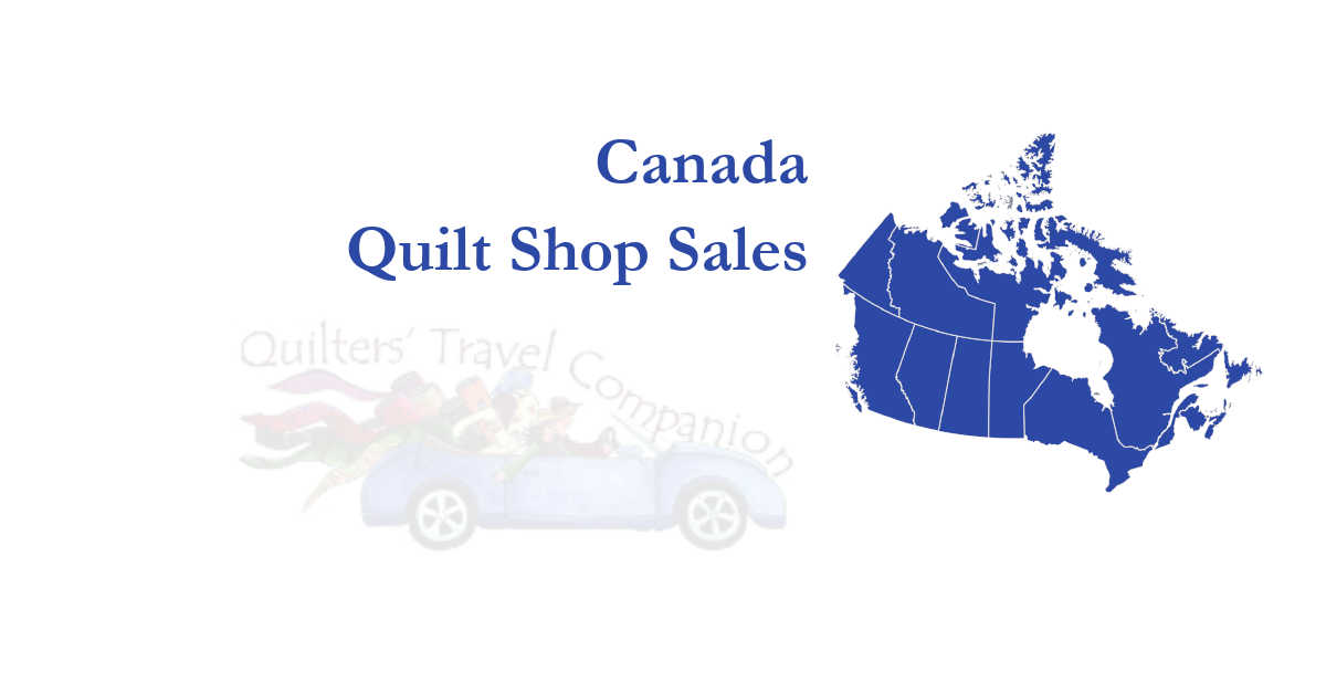 quilt shop sales of canada